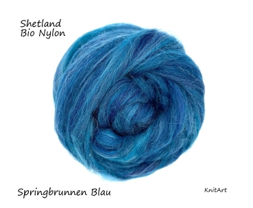 Shetland Bio Nylon, Springbrunnen Blau